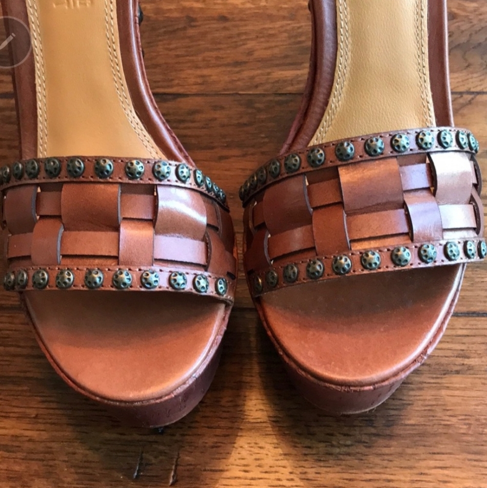 🎉HP🎉 Eric Rutberg Transparent Leather Platform - Picture 2 of 3